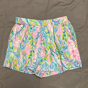 Lilly Pulitzer Multi Unicorn of The Sea Luxletic Ocean Shorts Girls XS